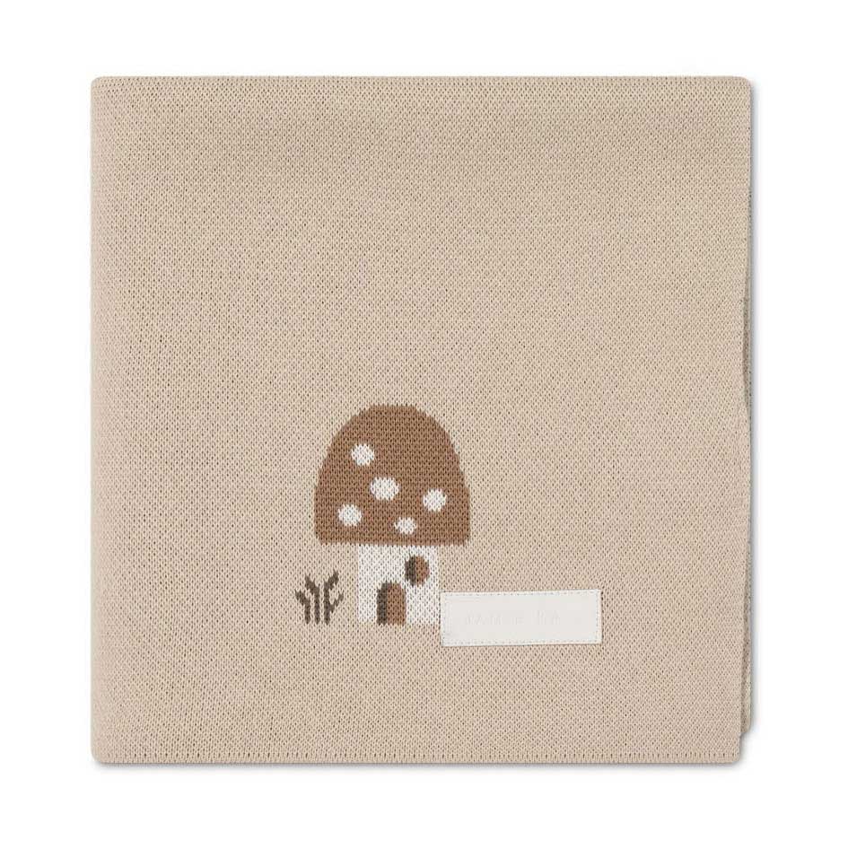 Jamie Kay Mushroom Knitted Blanket